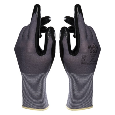 Mapa Ultrane 553 Durable Dirt-Resistant Nitrile Coated Gloves